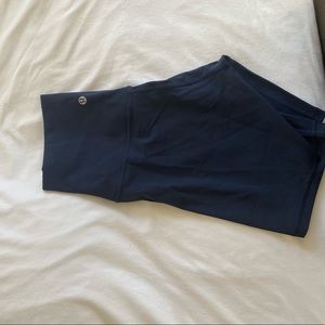 Lululemon wunder train 8” navy shorts